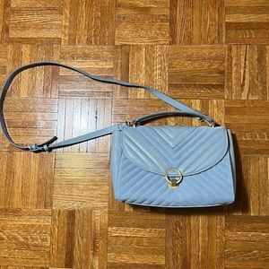 Zara powder blue bag